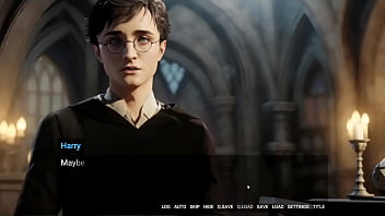 Harry Potter和Hermione在Hentai游戏恶搞中沉迷于BDSM禁忌魔法