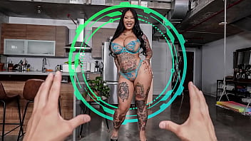 Connie Perignon, a curvy and tattooed Asian beauty, is ready to play sex games